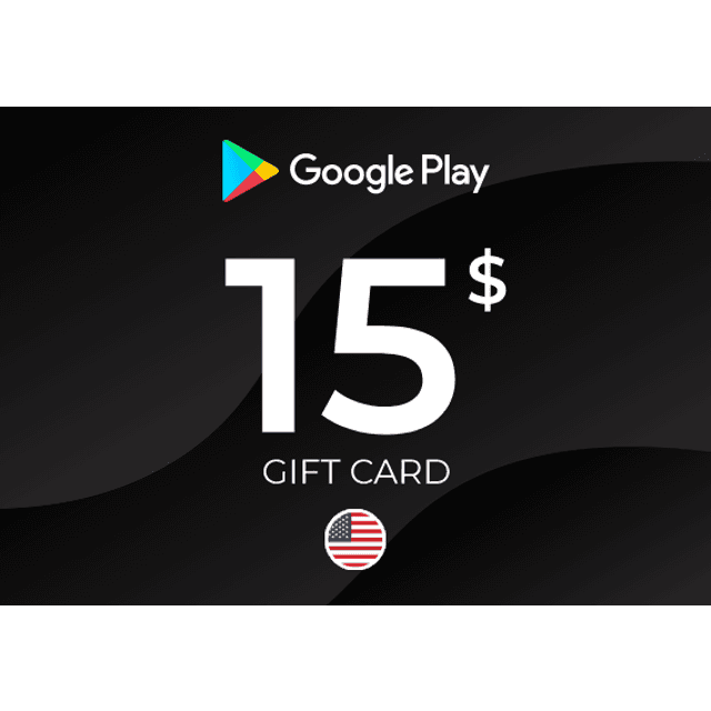 Google Play Gift Card 15 USD