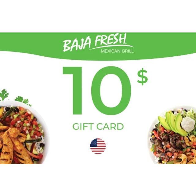 Baja Fresh Gift Card 10 USD