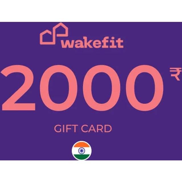Wakefit Gift Card 2000 INR