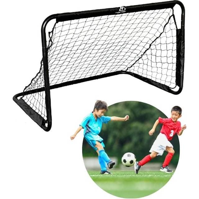 Mzone Fodboldmål Metal 90 x 60 x 60 cm