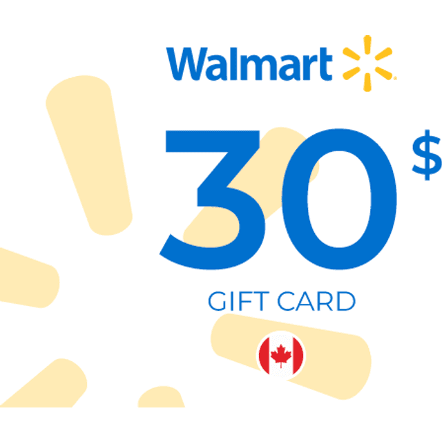 Walmart Gift Card 30 CAD