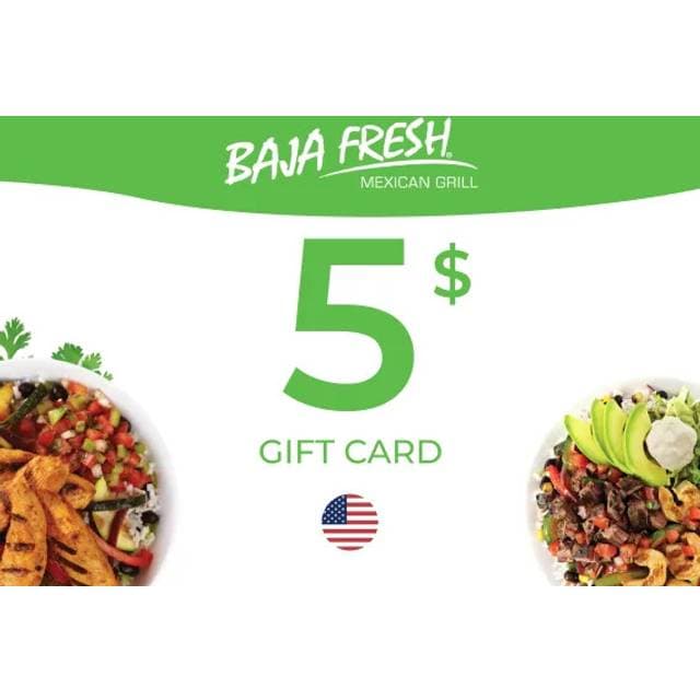 Baja Fresh Gift Card 5 USD