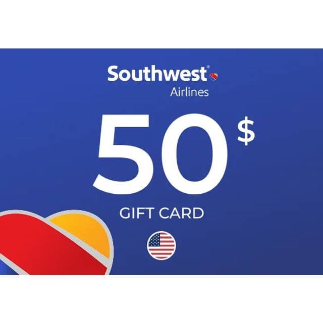 Southwest Airlines Gift Card 50 USD
