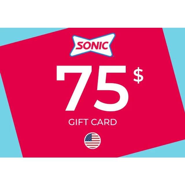 Sonic Gift Card 75 USD