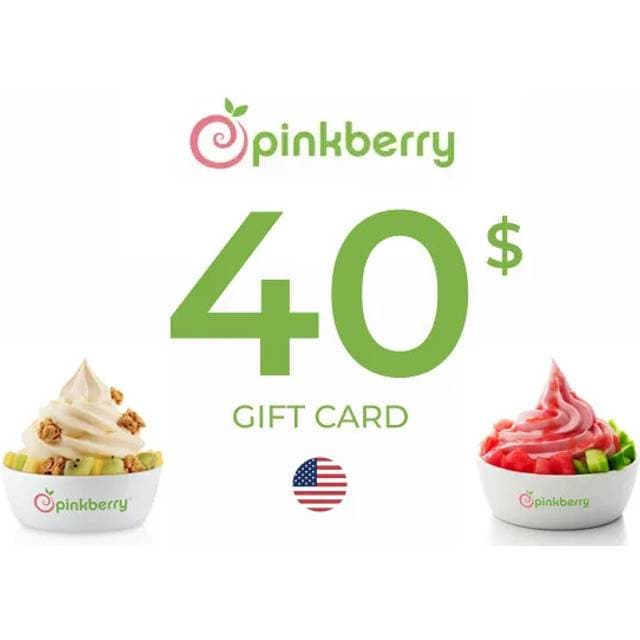 Pinkberry Gift Card 40 USD