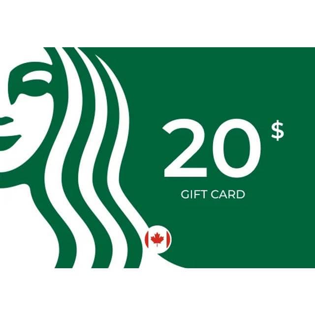 Starbucks Gift Card 20 CAD