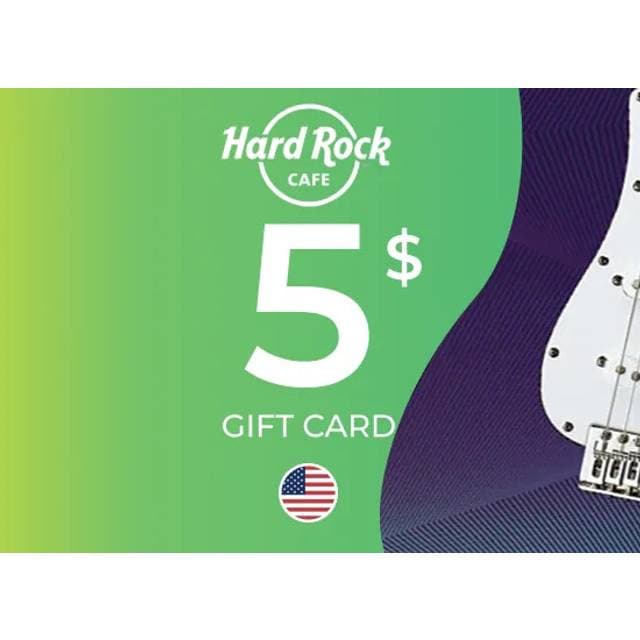 Hard Rock Cafe Gift Card 5 USD