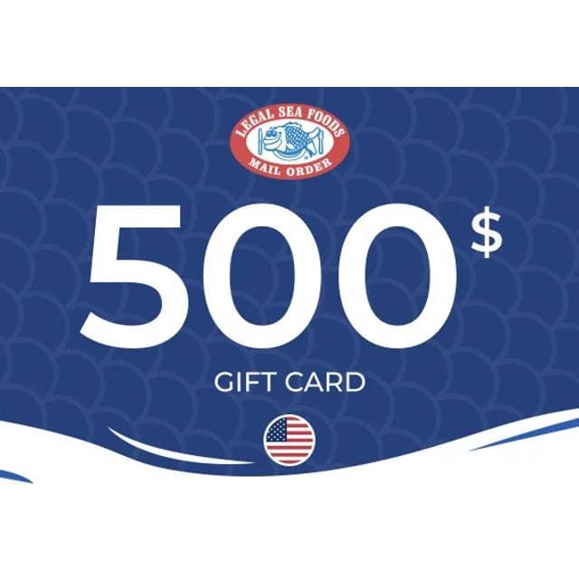 Legal Sea Foods Gift Card 500 USD