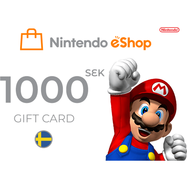 Nintendo eShop Card 1000 SEK