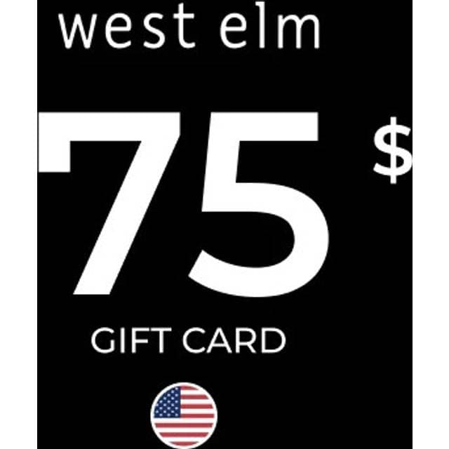 West Elm Gift Card 75 USD