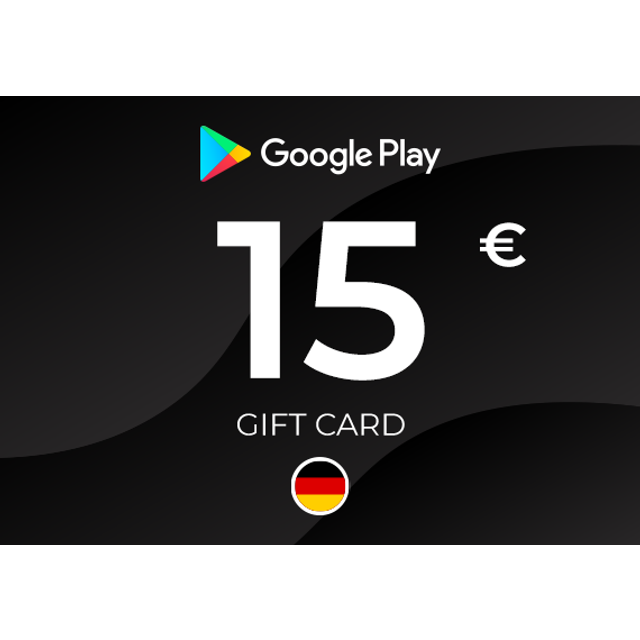 Google Play Gift Card 15 EUR