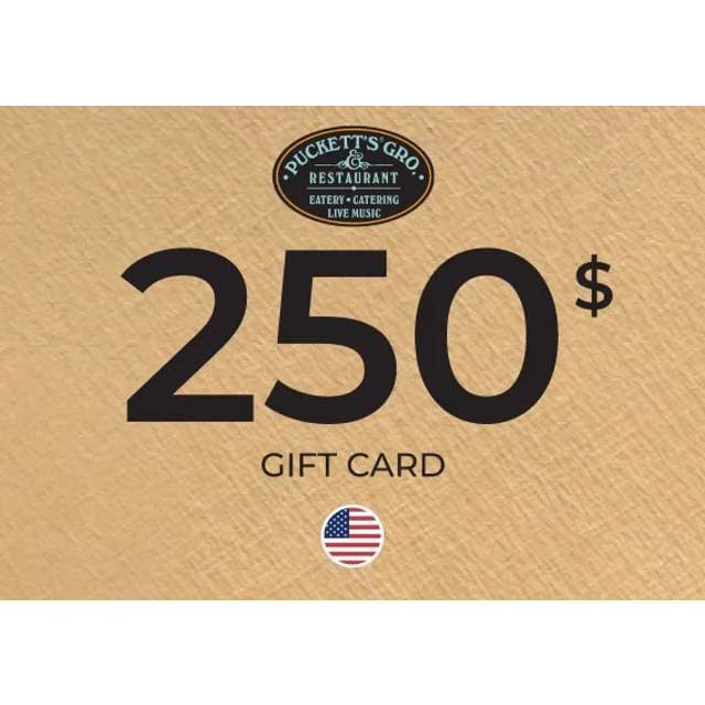 Puckett's Grocery Gift Card 250 USD