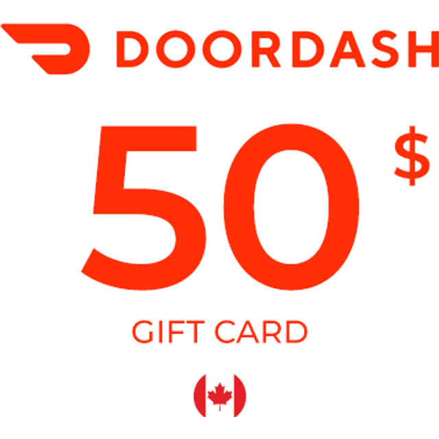 DoorDash Gift Card 50 CAD