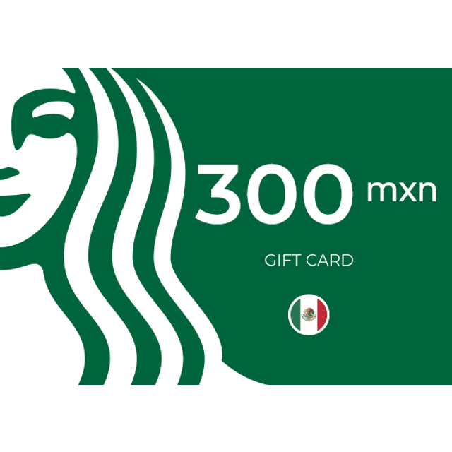 Starbucks Gift Card 300 MXN