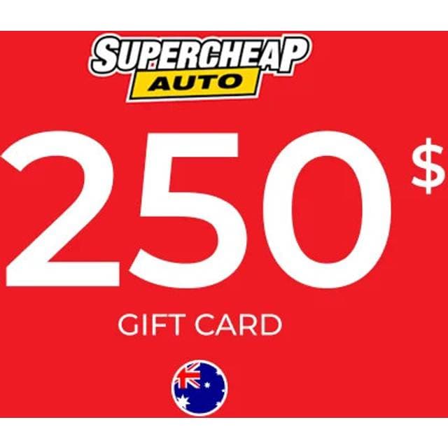 Supercheap Auto Gift Card 250 AUD