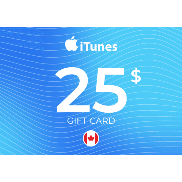 iTunes Gift Card 25 CAD Key