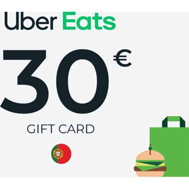 Uber Eats Gift Card 30 EUR