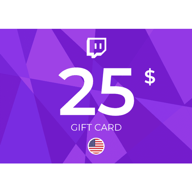 Twitch Gift Card 25 USD