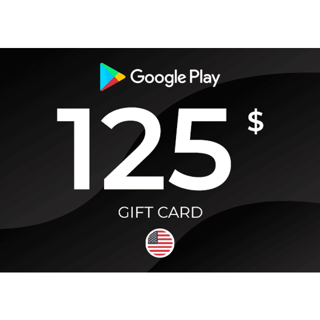 Google Play Gift Card 125 USD
