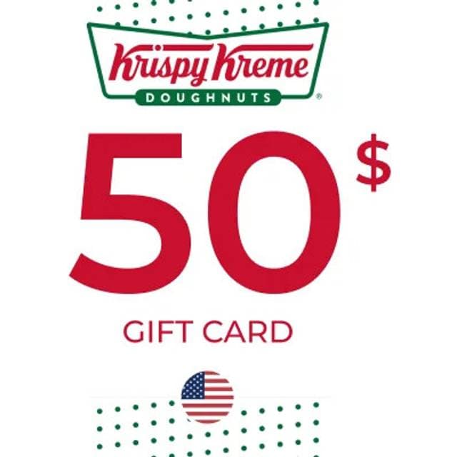 Krispy Kreme Gift Card 50 USD