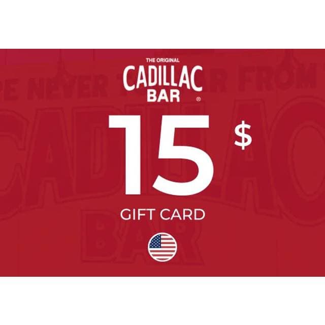 Cadillac Bar Gift Card 15 USD