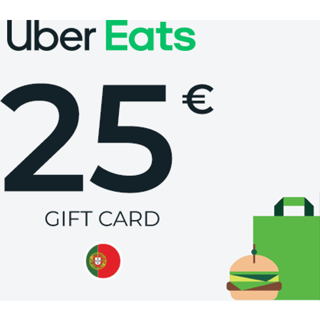 Uber Eats Gift Card 25 EUR
