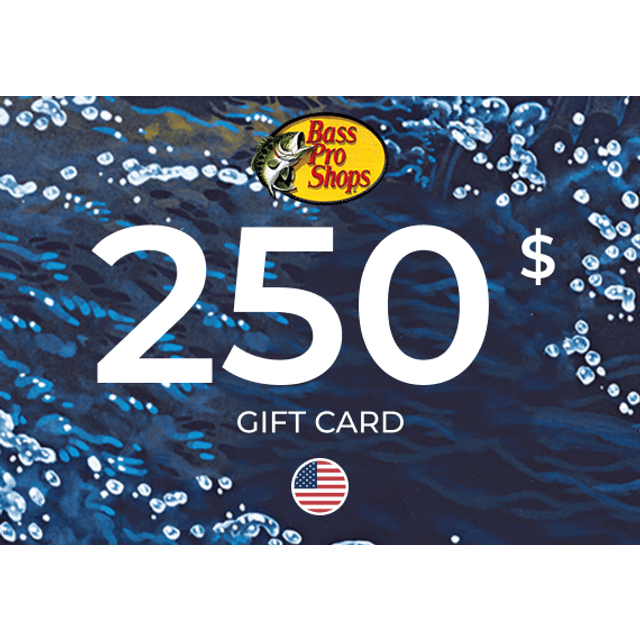 Bass Pro Shops Gift Card 250 USD