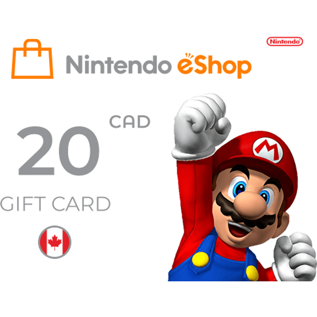 Nintendo eShop Card 20 CAD Key