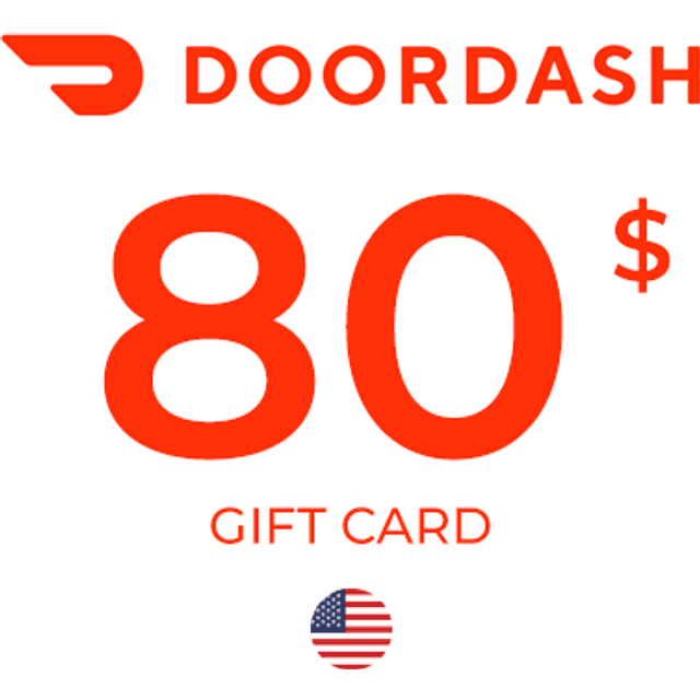 DoorDash Gift Card 80 USD