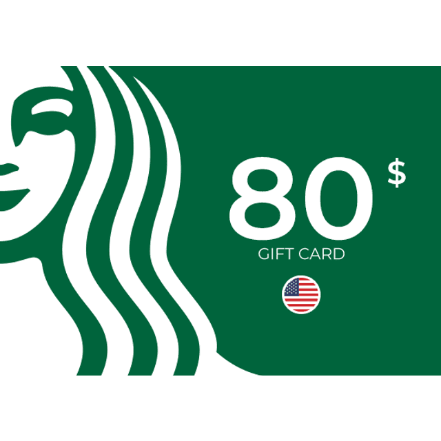 Starbucks Gift Card 80 USD
