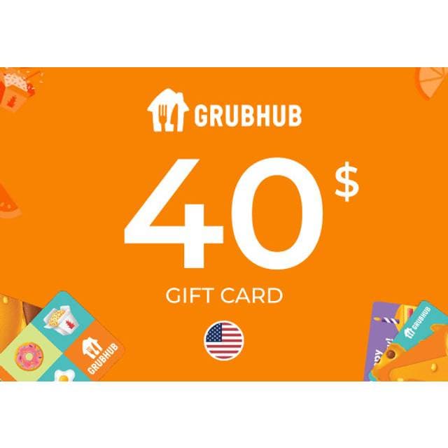 Grubhub Gift Card 40 USD
