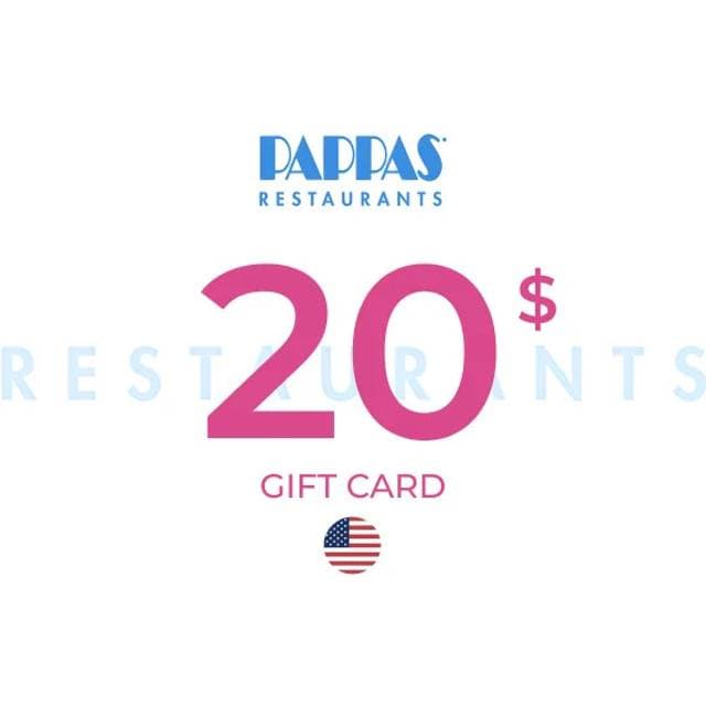 Pappa's Gift Card 20 USD