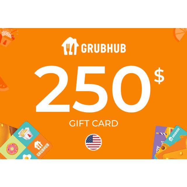 Grubhub Gift Card 250 USD