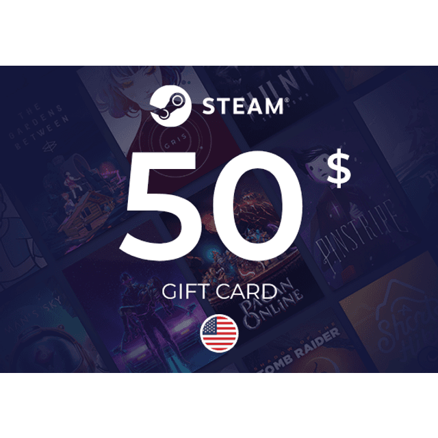 Steam Wallet Gift Card 50 USD