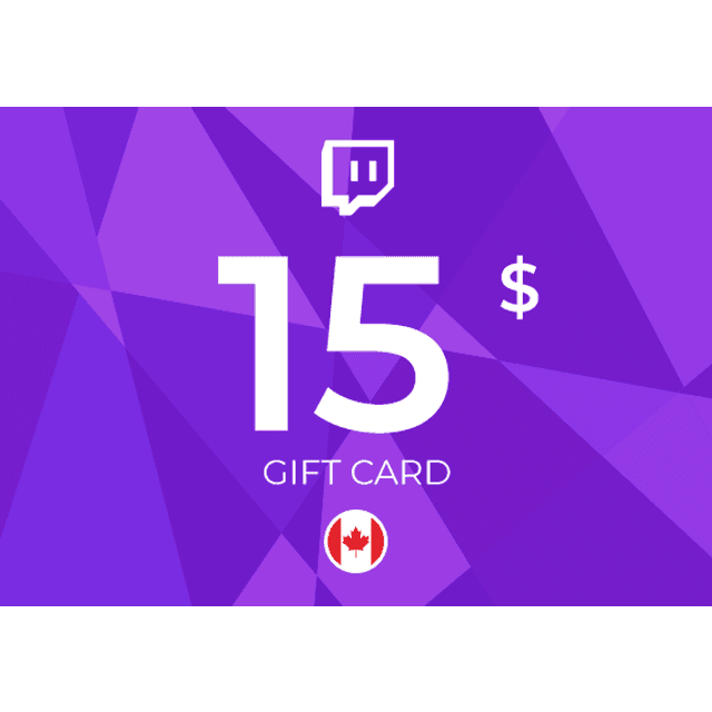 Twitch Gift Card 15 CAD Key
