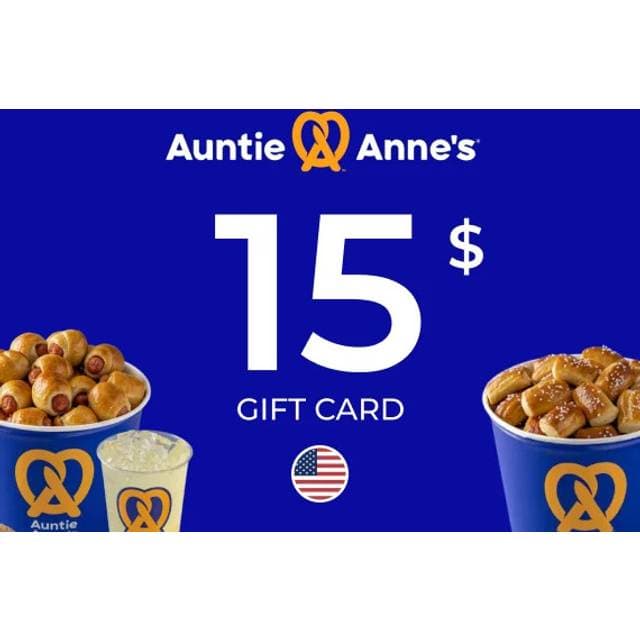 Auntie Anne's Gift Card 15 USD
