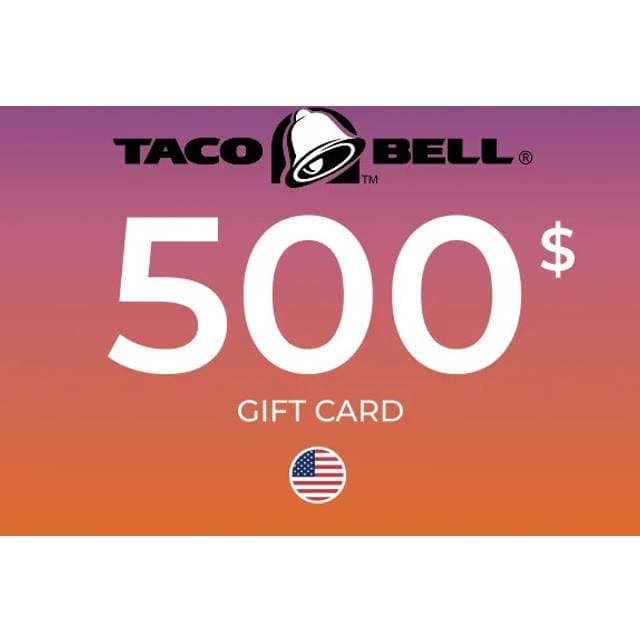 Taco Bell Gift Card 500 USD