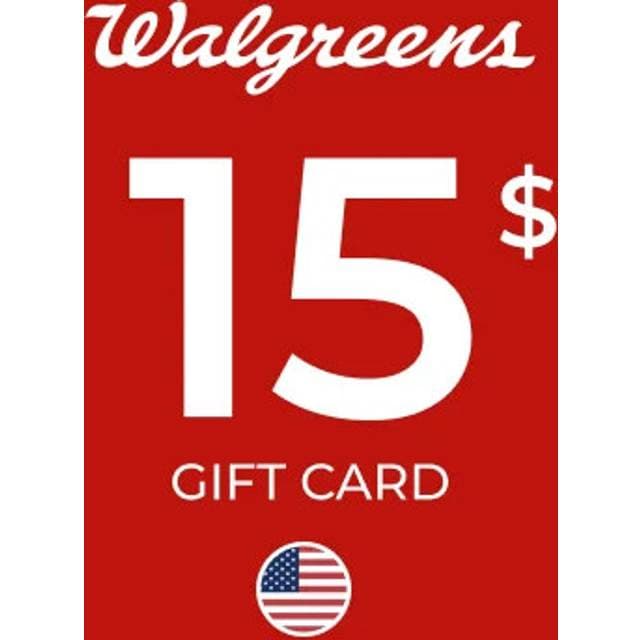Walgreens Gift Card 15 USD
