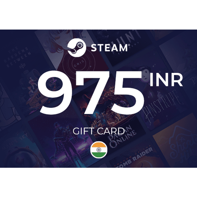 Steam Wallet Gift Card 975 INR