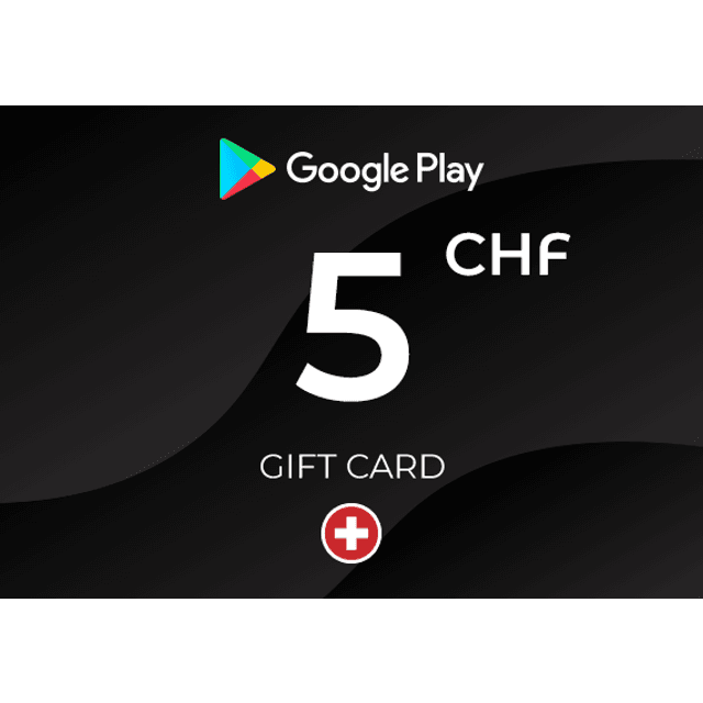 Google Play Gift Card 5 CHF