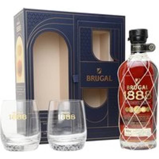 Brugal 1888 Gavepakke Med 2 Glas
