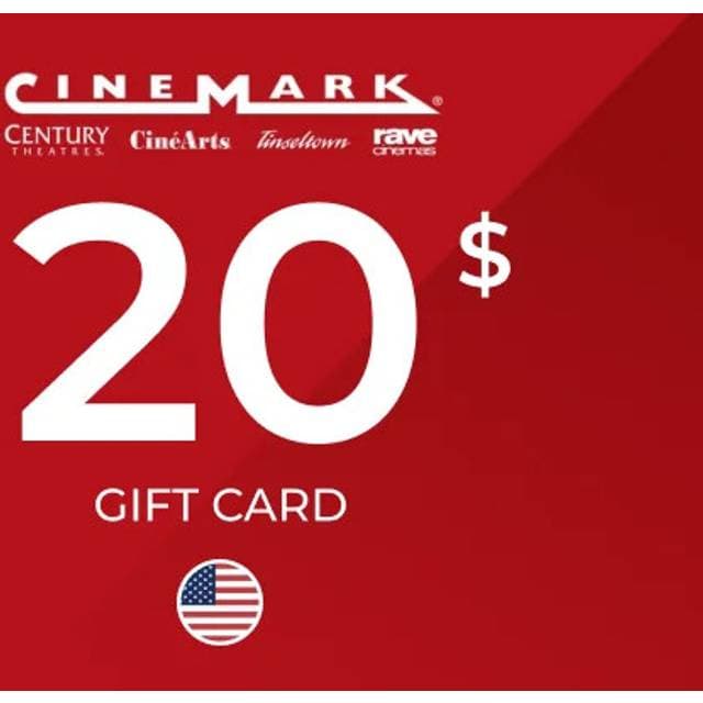 Cinemark Gift Card 20 USD