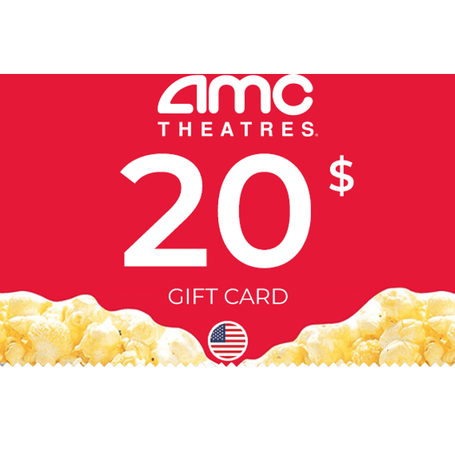 AMC Theatres Gift Card 20 USD