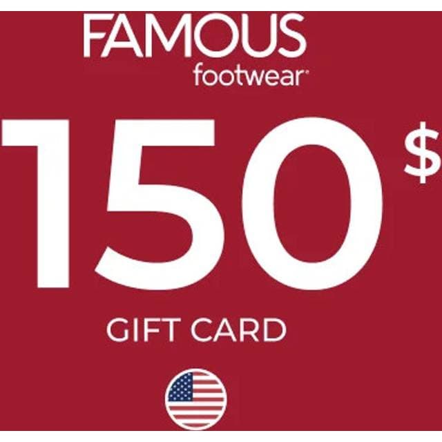 Famous Footwear Gift Card 150 USD