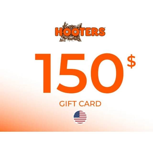 Hooters Gift Card 150 USD