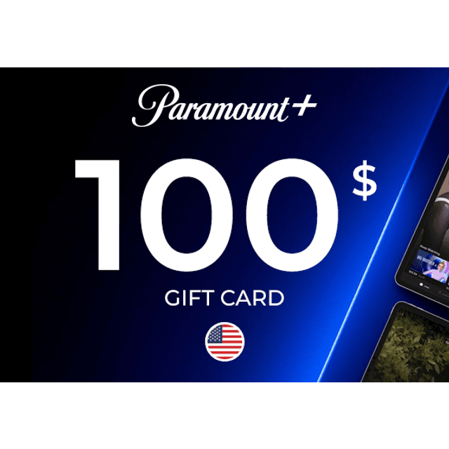Paramount Plus Gift Card 100 USD