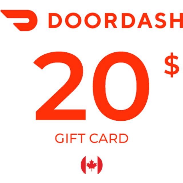 DoorDash Gift Card 20 CAD