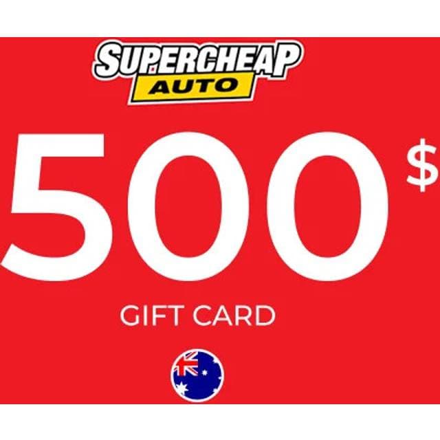 Supercheap Auto Gift Card 500 AUD