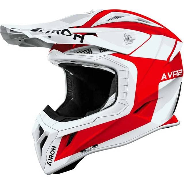 Airoh Aviator Ace 2 Iron MX Helmet Red Gloss