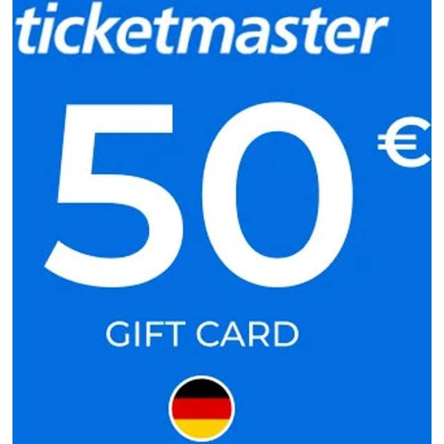 Ticketmaster Gift Card 50 EUR